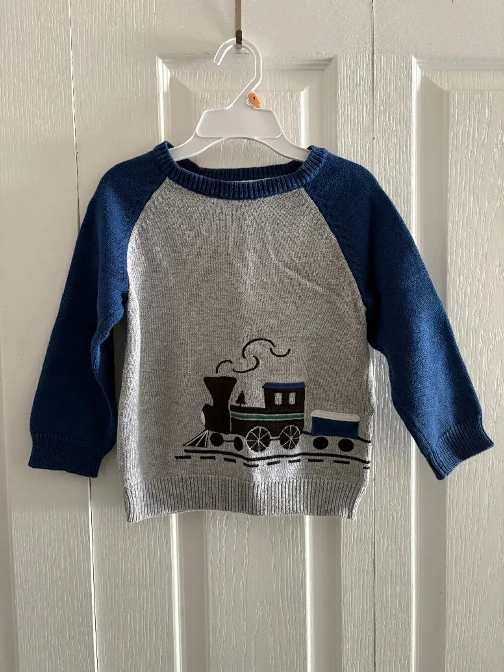 Gymboree 100% cotton train sweater, size 5T